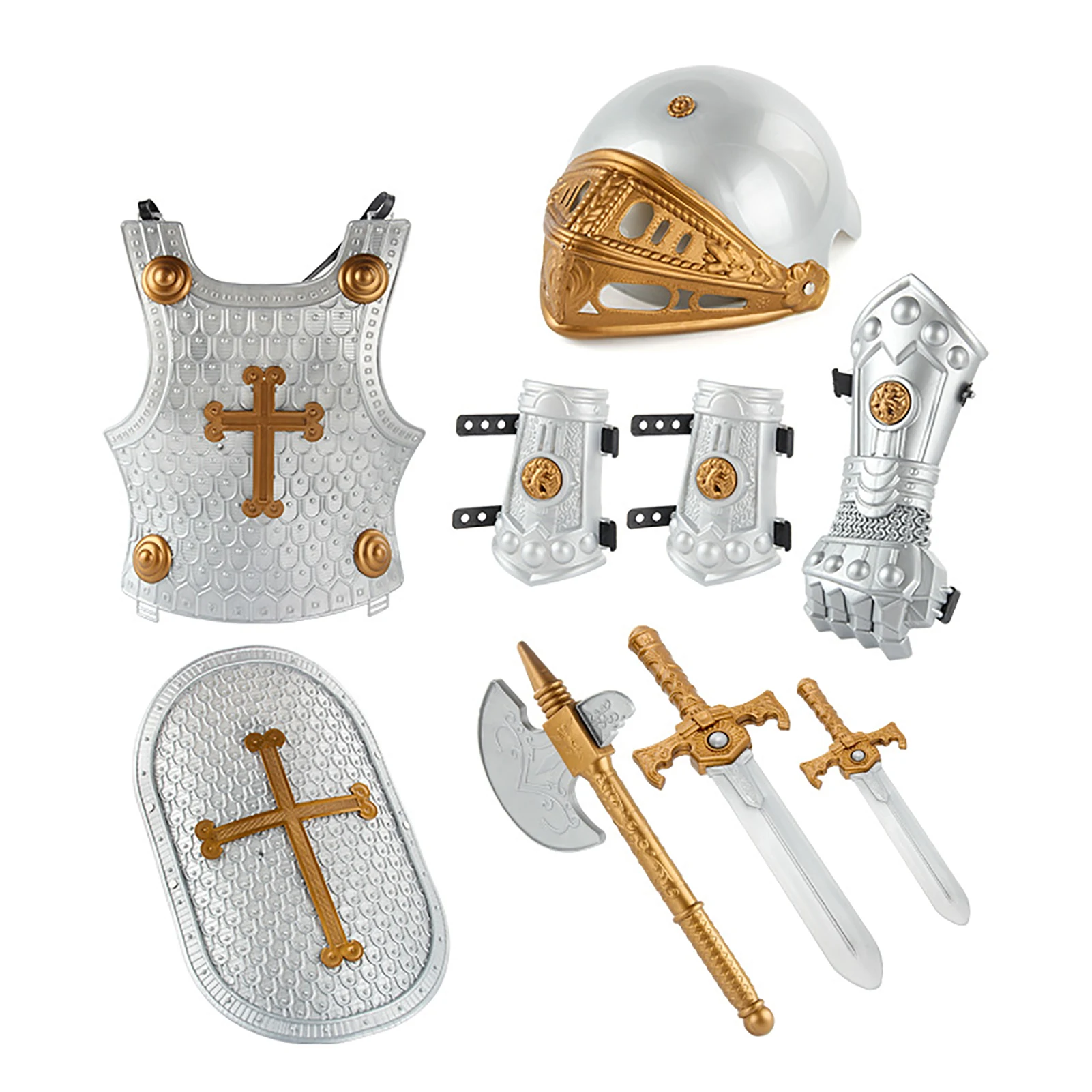 

Knight Costume For Boys Knight Armor Boys Knight Costume Kids Knight Costume Royal Knight Dress Up For Cosplay Role Play Pretend