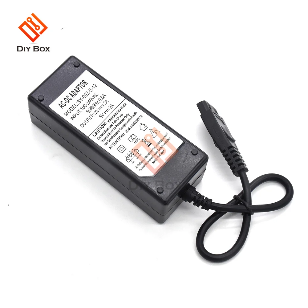 Адаптер питания для жесткого диска/HDD/CD-ROM 12 В 5 2 А USB к IDE/SATA входное напряжение