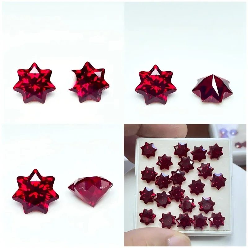 L-Ruby Heptagram Cut VVS1 Выращенный в лаборатории драгоценный камень Голубь Кроваво-красный для DIY Материалы для изготовления ювелирных изделий Сертификат Оптовая продажа с фабрики Pri (art.: 3920d1ccbd4e9) - 3920d1ccbd4e9
