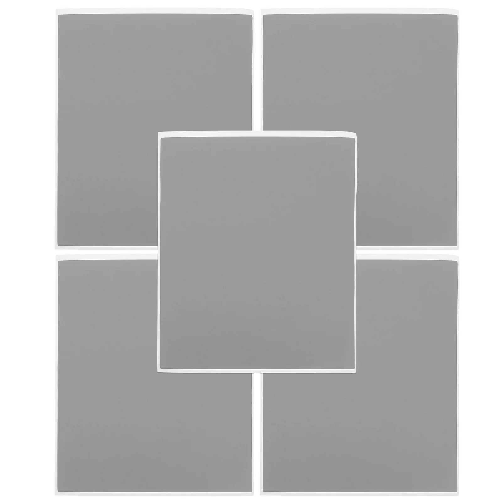 5 листов наклейки для скретч-карт открытки этикетки из бумаги DIY вечерние игры