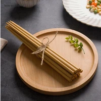 5 pairs chinese natural wooden bamboo chopsticks no wax healthy rice noodles ramen sushi chopsticks set featured hotel tableware