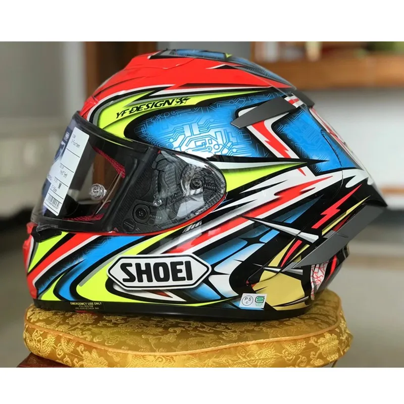 Шлем для мотоциклистов SHOEI X14 шлем езды на мотоцикле красная катана все лицо 60-е
