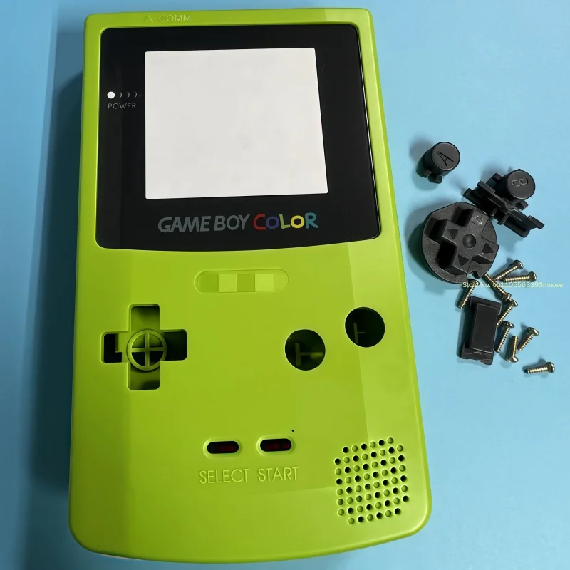 Фото Классическая игровая консоль Gbc Color Shell, сменный корпус с кнопками, игровая периферия, декоративный аксессуар, подарок на день рождения для мальчика №1