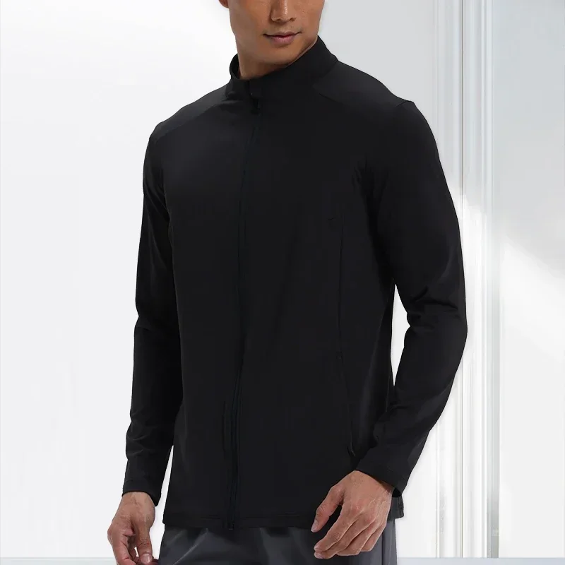 Спортивная мужская куртка новая комфортная мягкость быстросохнущий кардиган с