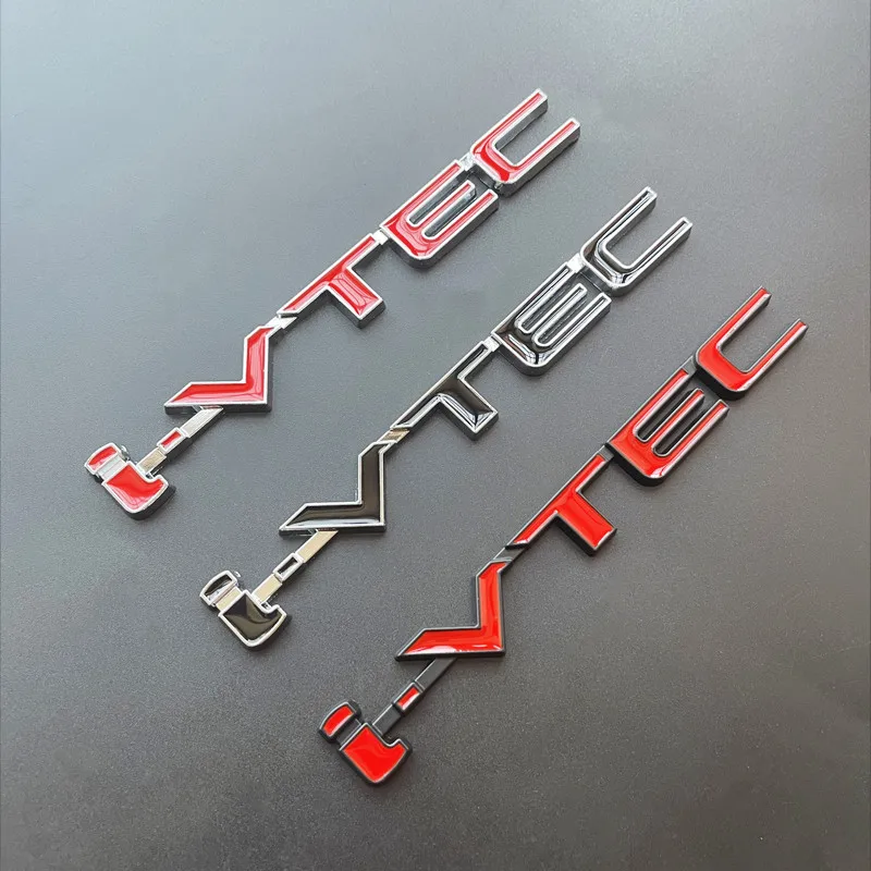 Фото 3D металлические буквы I VTEC для автомобилей Honda City, Civic, Accord, Jazz, CRV, наклейка на багажник, эмблема I VTEC, логотип IVTEC, аксессуары №2