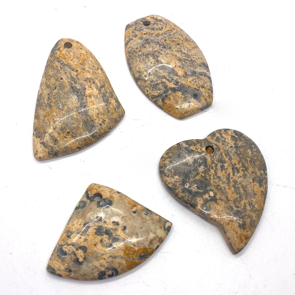 Ожерелье с подвеской из натурального камня 5 шт. |