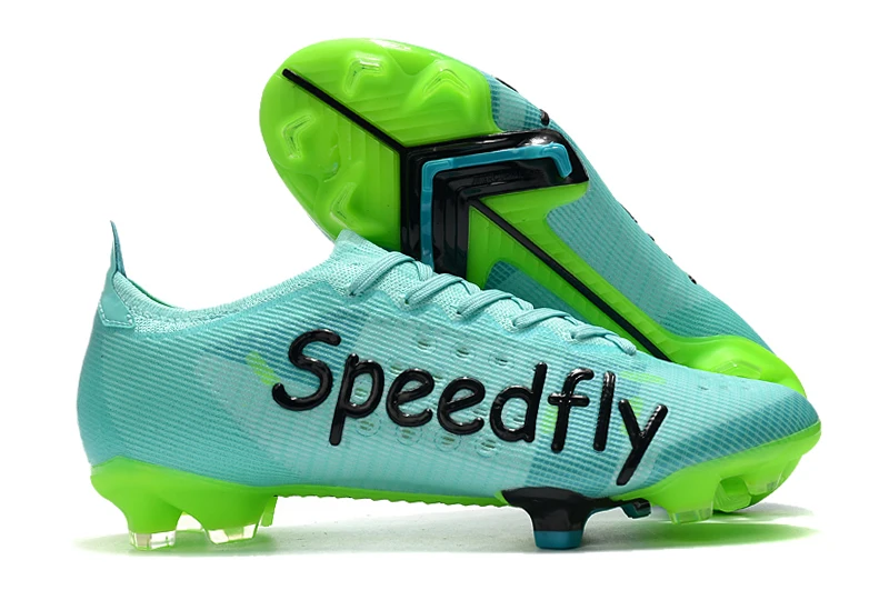 

Mens low ankle Soccer Shoes speedfly FG Cleats Outdoor Football Boots