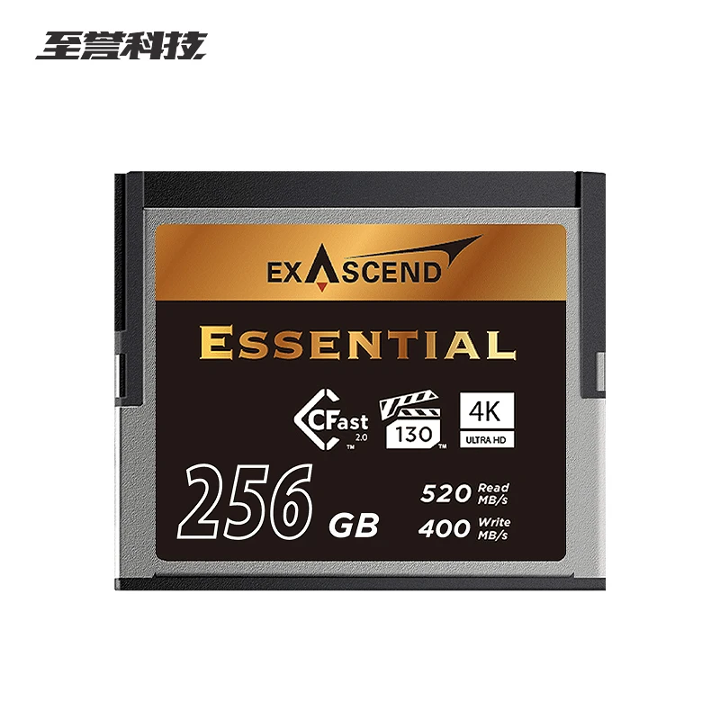 Оригинальный Exascend Essential Series CFast 2 0 128 ГБ 256 VPG 130 карта памяти 512 1 ТБ чтение 520 Мб/с тип