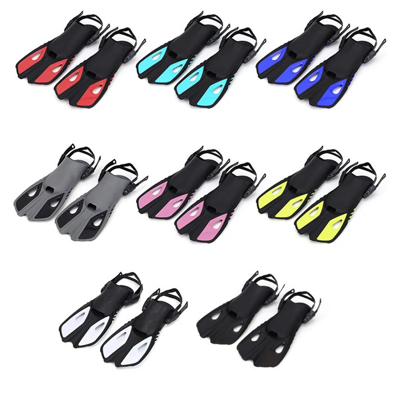 Регулируемые плавательные ласты Oulylan Aldult для дайвинга подводного плавания Ласты