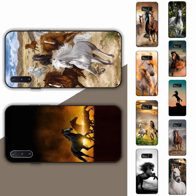 

Animal Horse Phone Case for Samsung Note 5 7 8 9 10 20 pro plus lite ultra A21 12 72