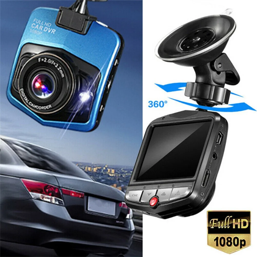 

Автомобильный видеорегистратор 1080P, видеорегистратор с камерой ночного видения 140 градусов, HD широкоугольный объектив, автомобильная электроника, видеорегистратор