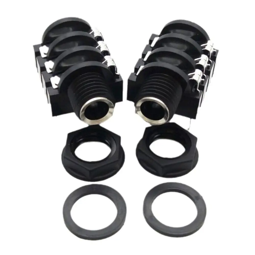 Разъем 1/4 &quot6 35 мм двухканальный 6-контактный аудиоразъем разъемы для монтажа на