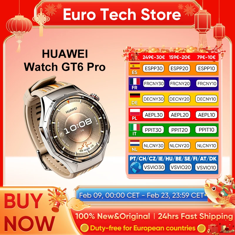 Huawei Watch GT 6 Pro 46 mm, pantalla AMOLED 1.47", hasta 21 días