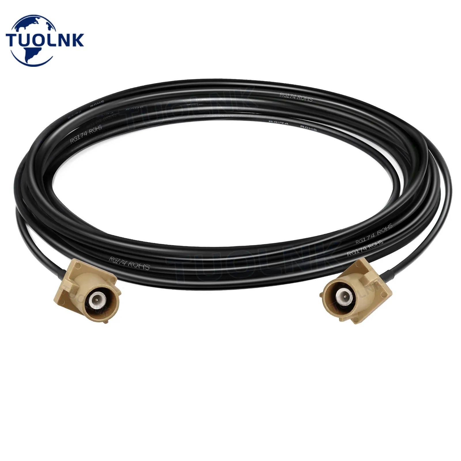

1pcs Fakra I Coax Cable RG174 Fakra I Male to Male Antenna Extension Cable Coaxial Cable for Car Bluetooth Adapter