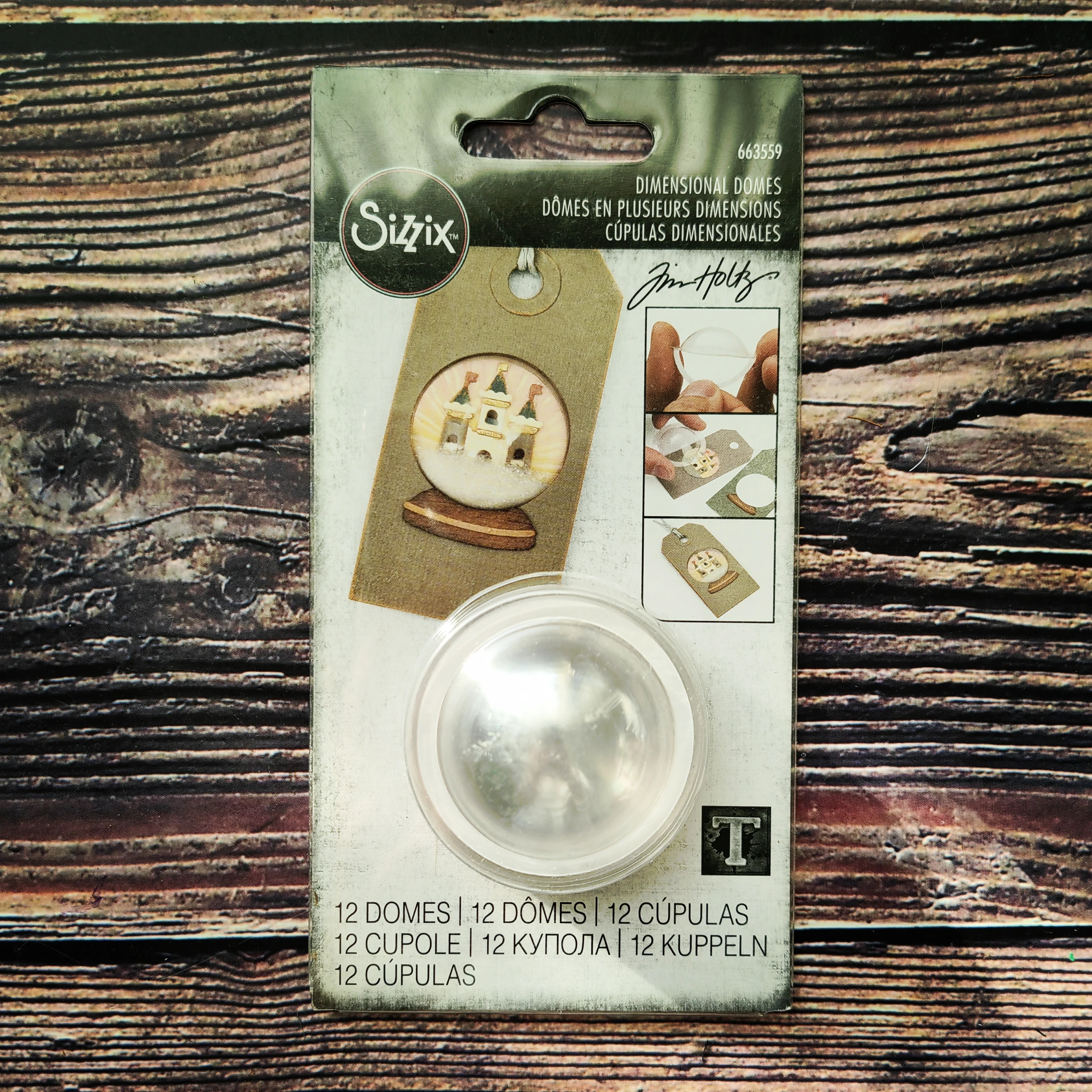

Изготовление Объемных куполов Sizzix 663559, 1 1/2 дюйма, 12PK от Tim Holtz