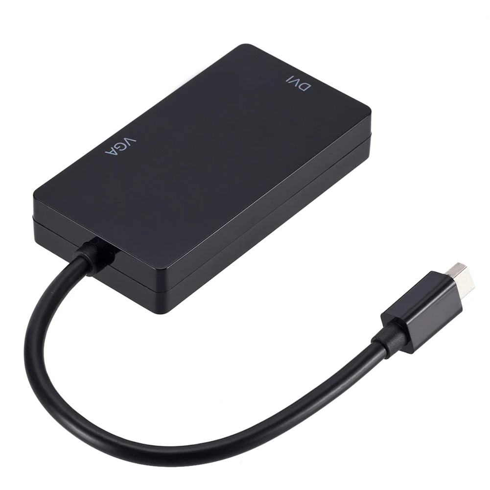 3 в 1 мини-адаптер с портом дисплея на VGA/DVI совместимый HDMI преобразователь для Mac Book