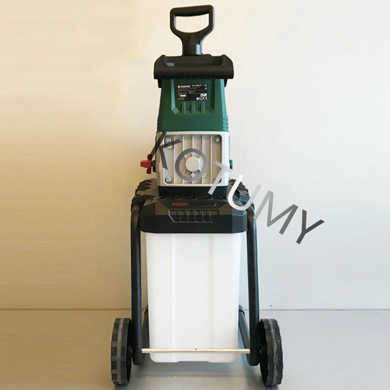 Электрический измельчитель ветвей 220 В 2800 Вт 60 л дробильные листья