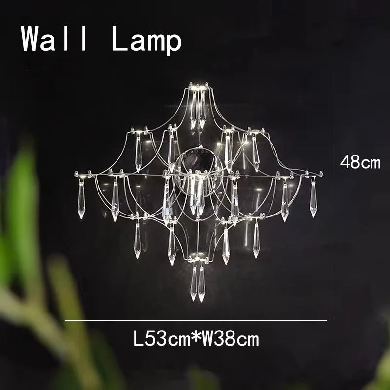 Подвесные светильники Rox & Ray, хрусталь, золото/хром