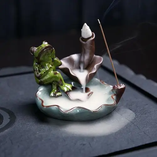 Керамическая курильница с обратным потоком для благовоний держатель домашнего