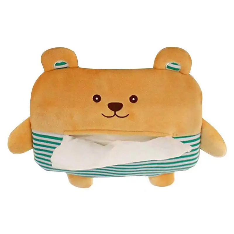 

Soft Cartoon Paper Napkin Case for car seats Cute Animals Car Paper Boxes Lovely Napkin Holder For Car Seat Visor Tissue Holder
