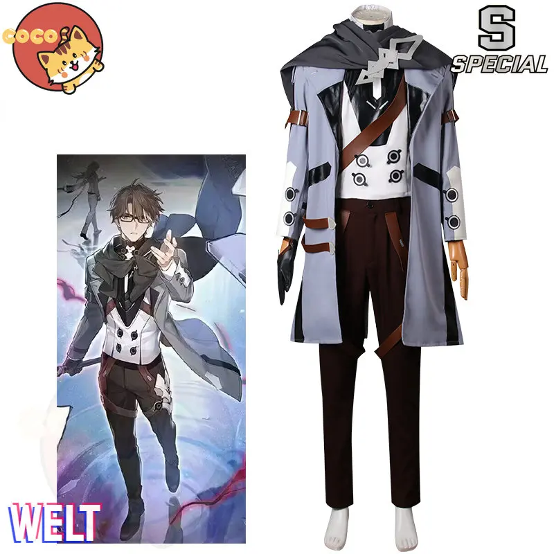 CoCos-S Game Honkai Star Rail Welt Cosplay Costume Game Star Rail Cos In The Name of The World Welt Yang Costume