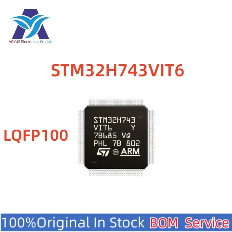 

Оригинальный Новый микроконтроллер IC STM32H743VIT6 STM32H743 VIT6 IC MCU, электронный компонент, интегральная схема, комплексный сервис
