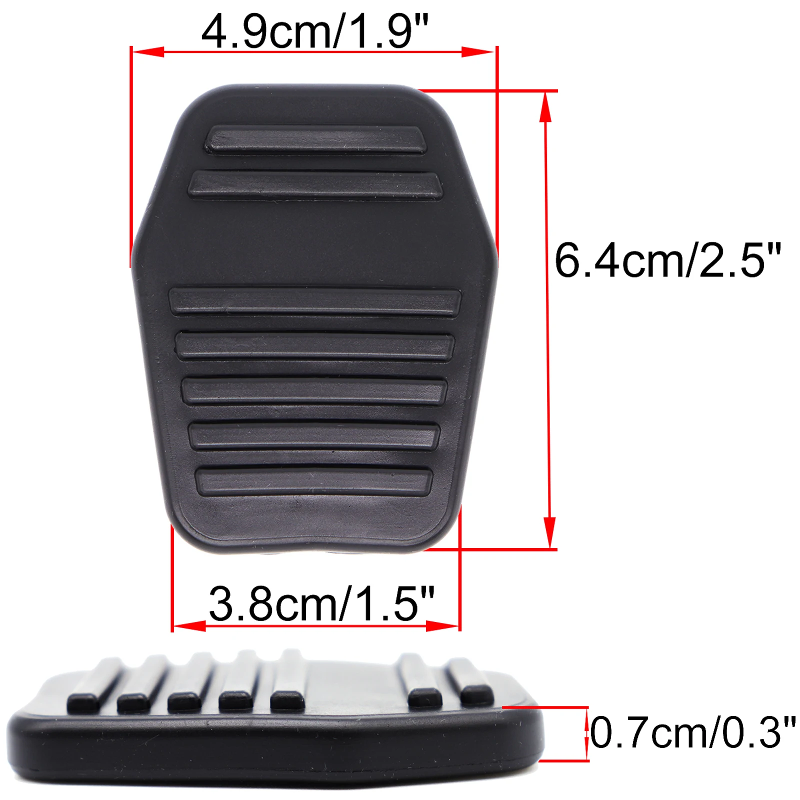 Резиновая накладка на тормоз и педаль тормоза для Ford Fiesta 5 MK5 2002 2003 2004 2005 2006 2007 2008