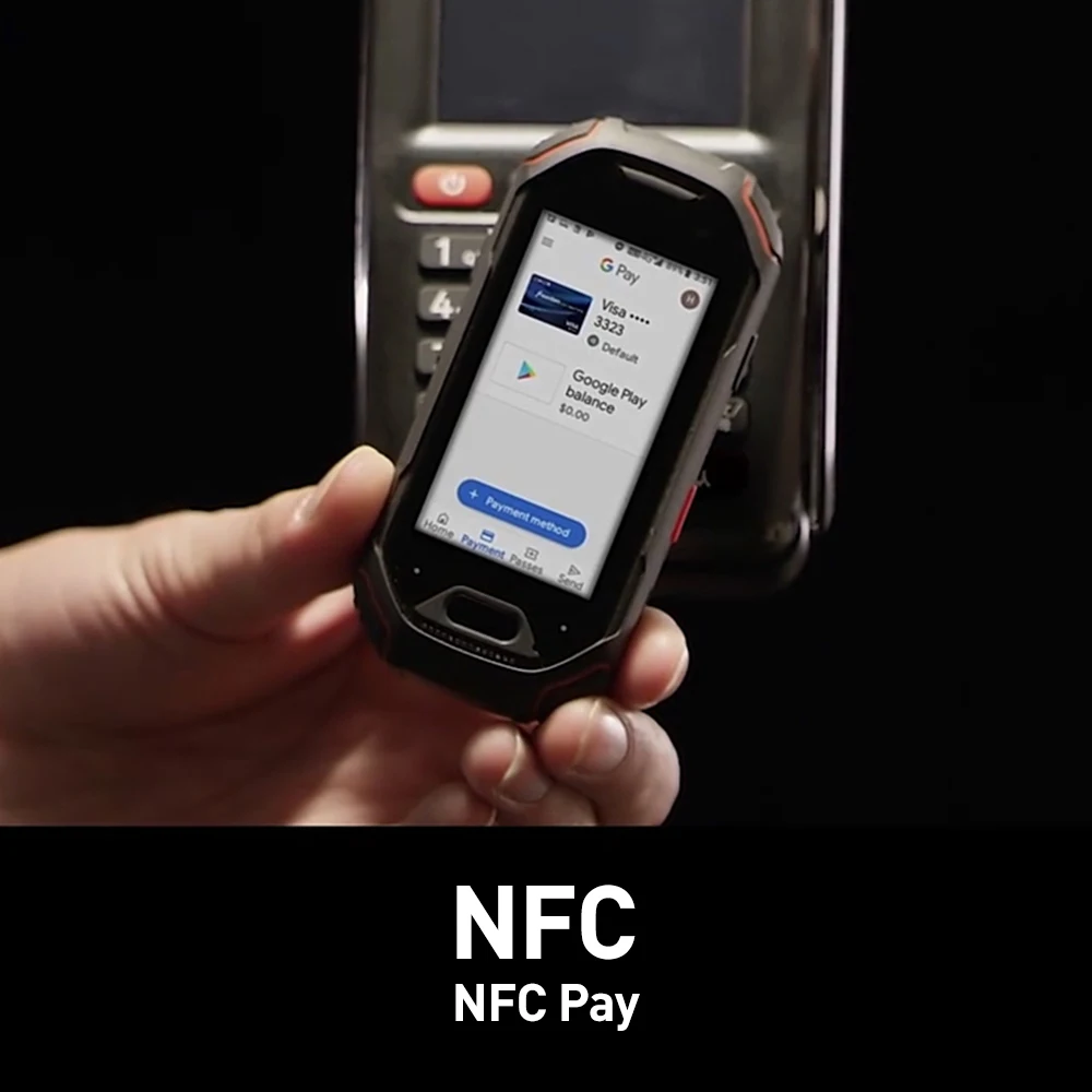 Unihertz Atom 4G Rugged Smartphone 4GB RAM 64GB ROM 2.45 inch Android 9 Octa Core Cellphones unlocked Mobile Phone 2000mAh NFC