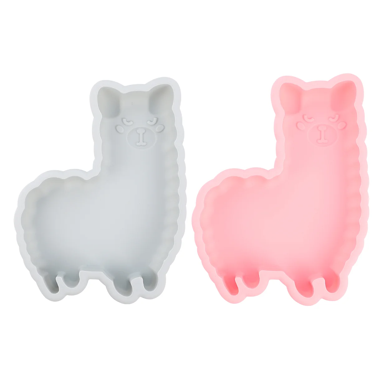 

2pcs Silicone Jelly Molds Silicone Fondant Molds Silicone Baking Pan Silicone Loaf Silicone Bread Pans