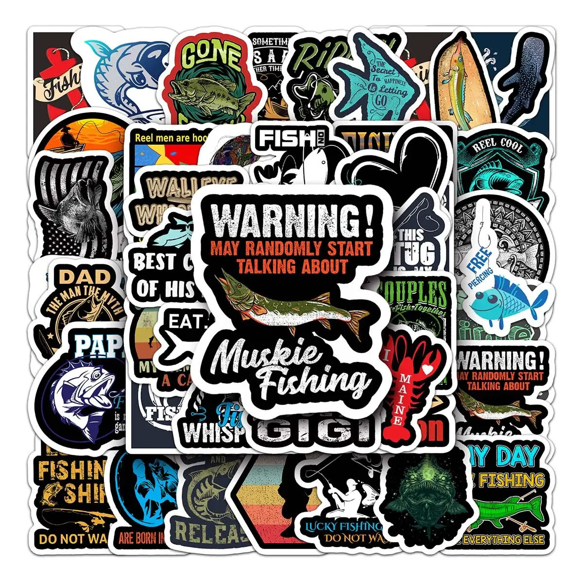 

Trendy rock outdoor luggage stickers, notebooks, personalized DIY stickers, car stickers, waterproof stickers