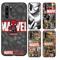 marvel iron man spiderman phone cases for huawei honor p20 p20 lite p20 pro p30 lite huawei honor p30 p30 pro coque soft tpu