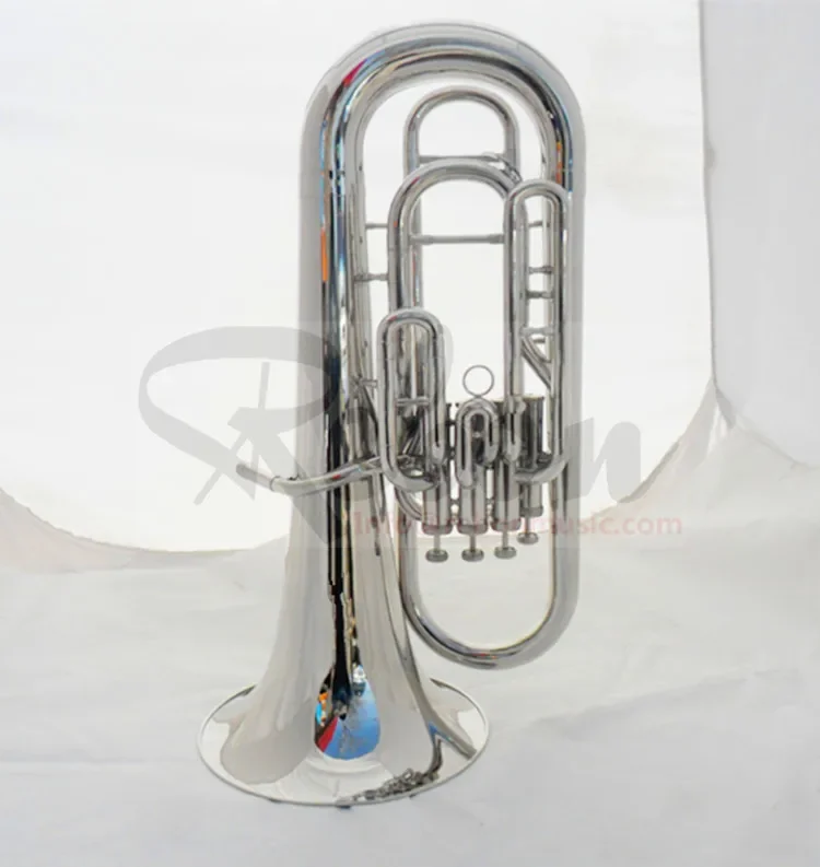 Weifang Rebon Bb Key Никель-Серебристая баритон-туба