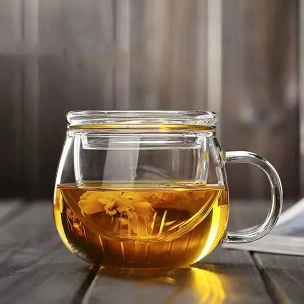 

High Borosilicate Glass Cup Heat Resistant Office Tea Cup For Make Coffee