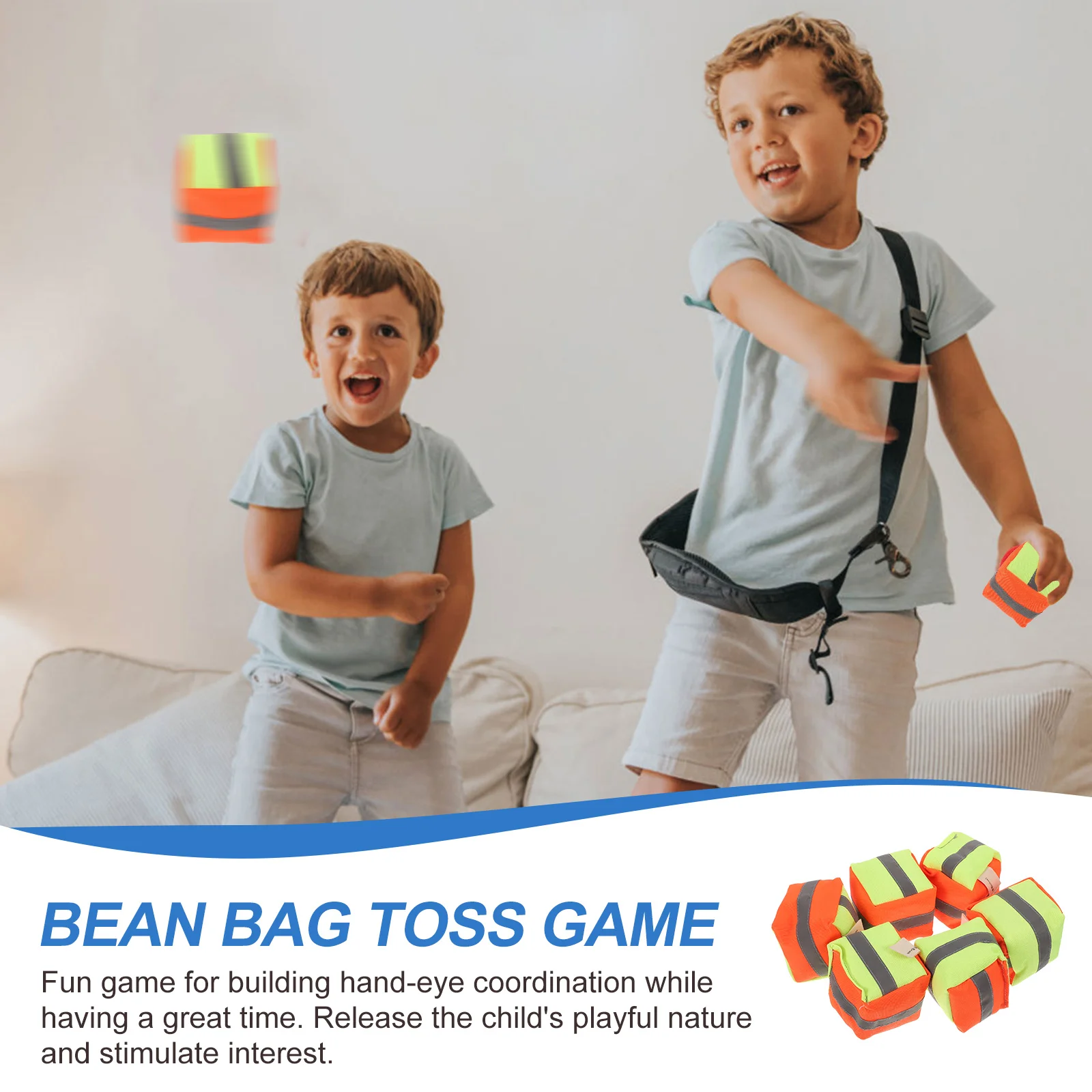 6 шт. прочные сенсорные мешки-погремушки портативные погремушки детские игрушки