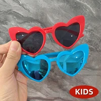 heart shaped kids sunglasses vintage cute full rim sunglasses children sun glasses girls boys eyewear outdoor uv400 protection