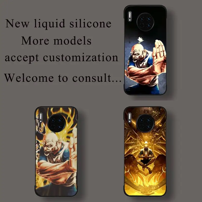 

Aizakku Netero hunter x hunter Anime Phone Case For Huawei honor Mate 10 20 30 40 i 9 8 pro x Lite P smart 2019 nova 5t