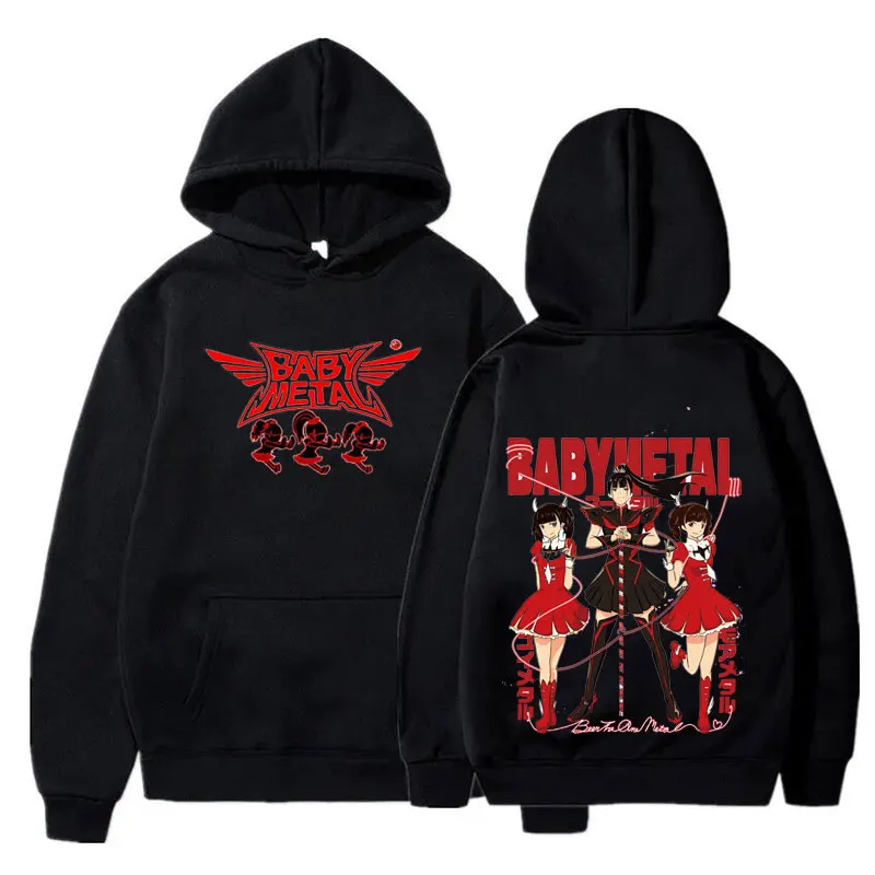 

2023 BABYMETAL Band Fall/Winter Sweatshirt Baby Metal Y2k Hoodie Women's Vintage Undershirt Women's Tracksuit