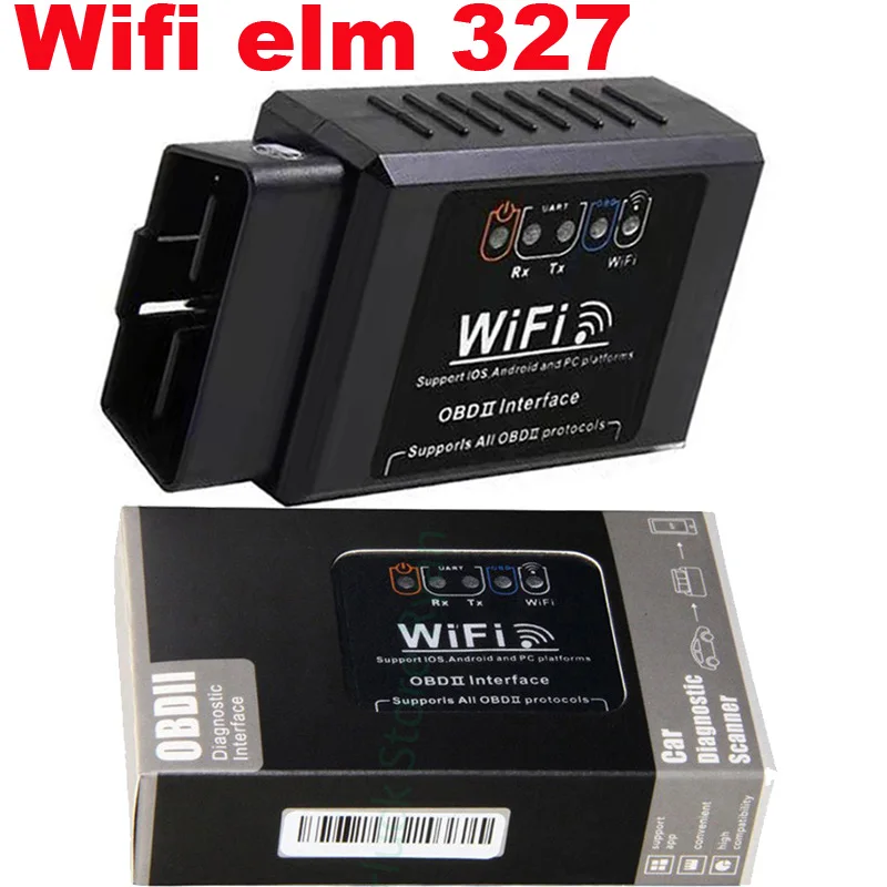 Диагностический сканер ELM 327 V1.5 Wi-Fi OBD2 для Android/IOS | Автомобили и мотоциклы