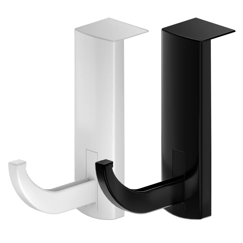 

Universal 1 Pcs Black / White Headphone Hook Headphones Stand Headset Hanger Wall Hook PC Monitor Earphone Stand Accessories New