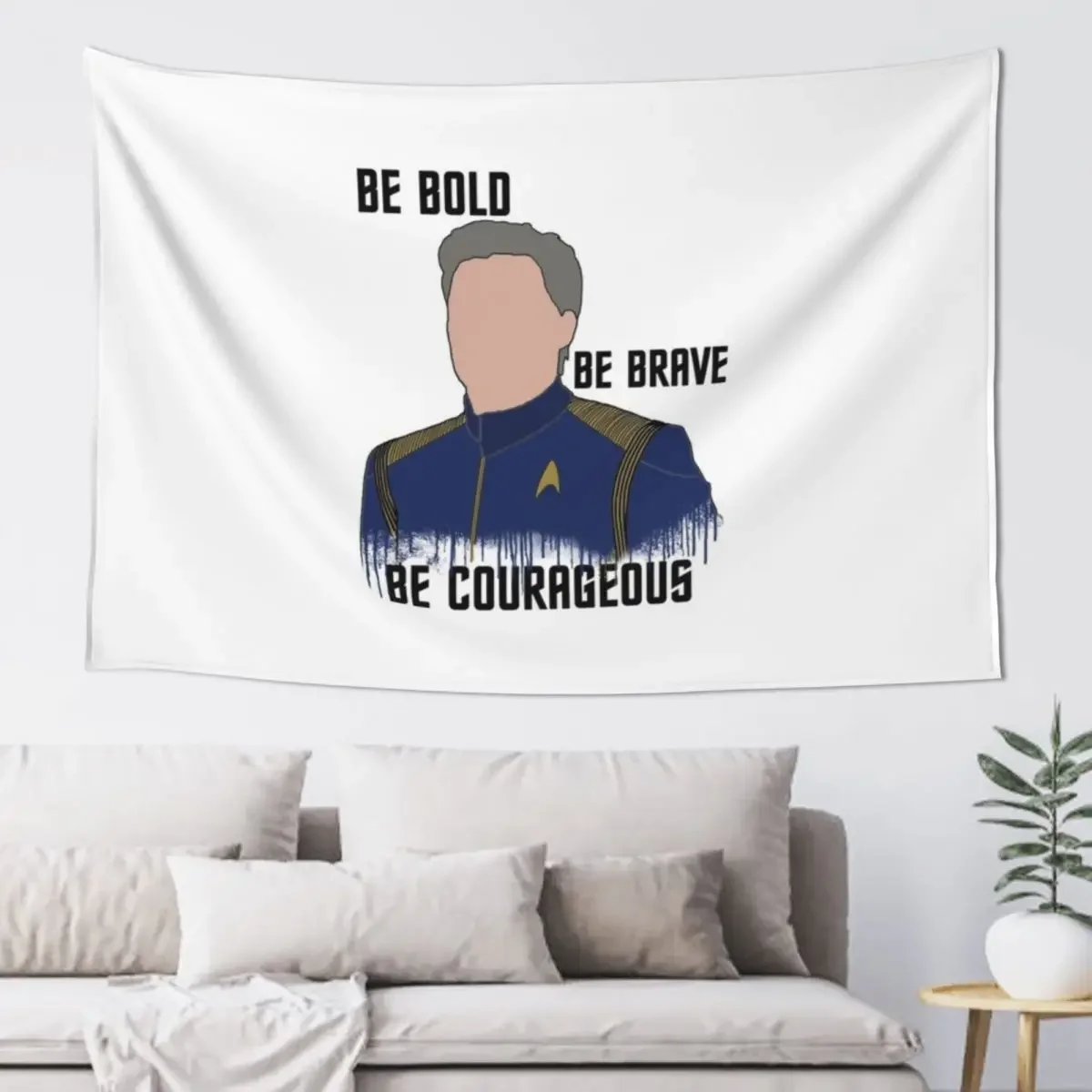 Будь жирным. храбрый. вероятным. Гобелен Грибные украшения для комнаты Дизайн