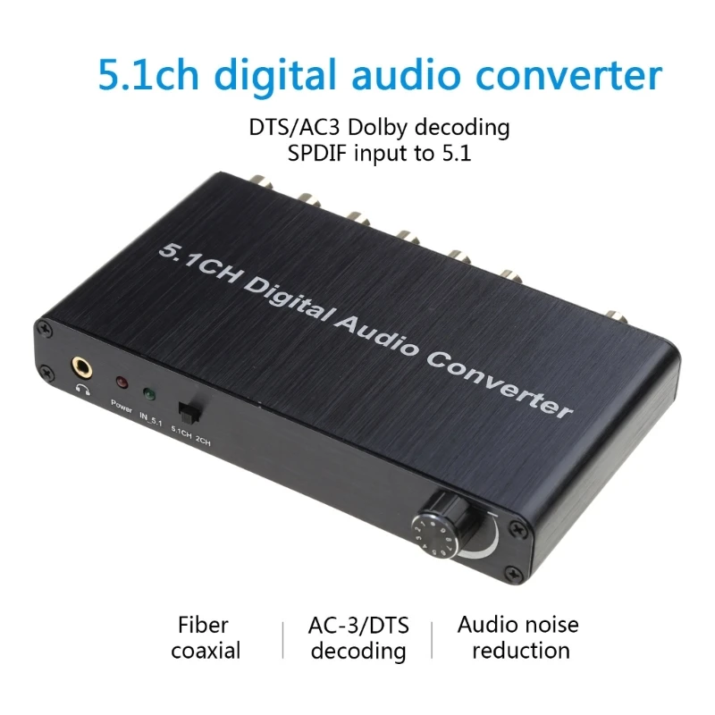 Аудиоконвертер AC3 Dolby-декодирование входа SPDIF