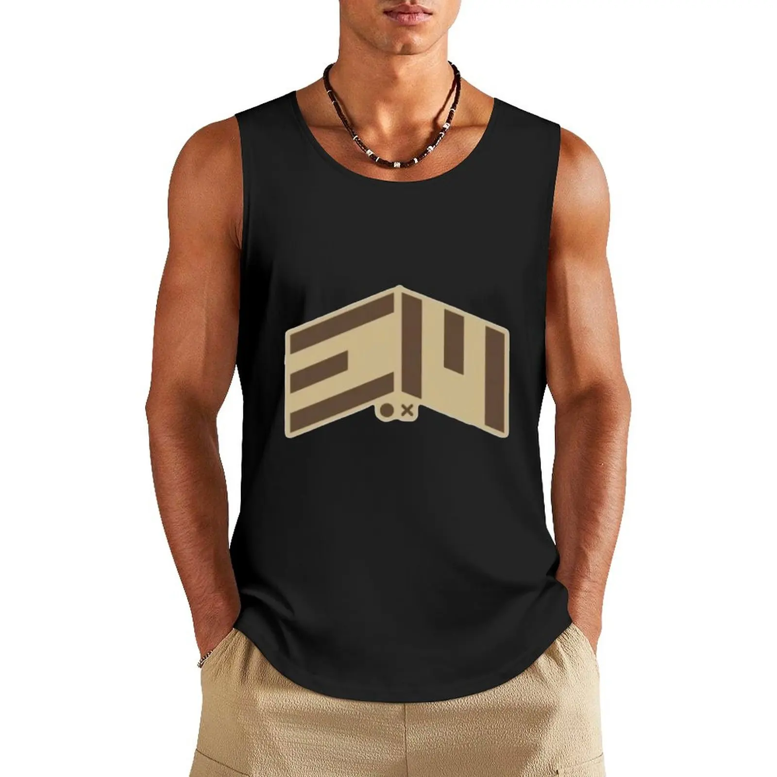 EarthMix gmmtv logo Tank Top Мужская футболка без рукавов мужская