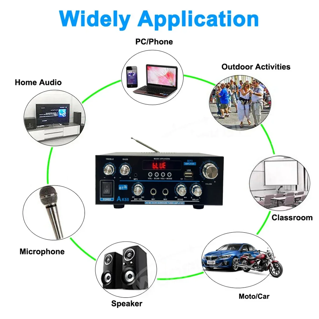 Усилитель звука AK55-Lite