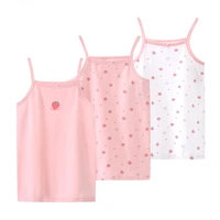 new summer vest tank tops for girls cotton fabric sleeveless tshirt singlets kids undershirt children underwear top girl