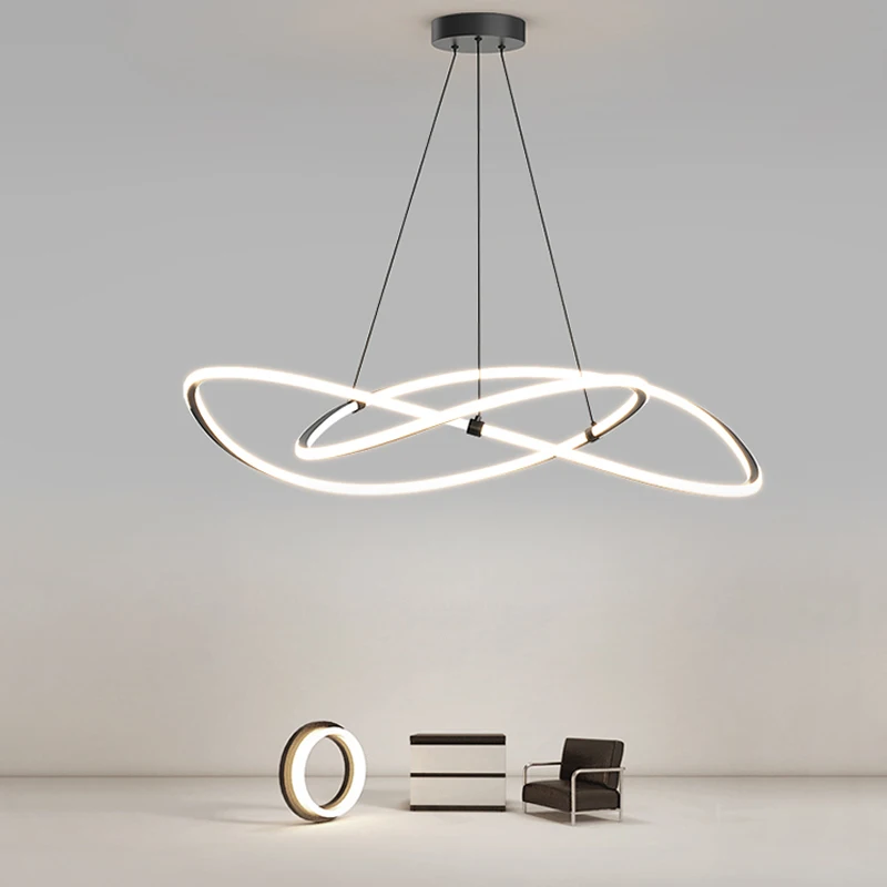 Новинка с листком клевера люстра для гостиной современная минималистичная