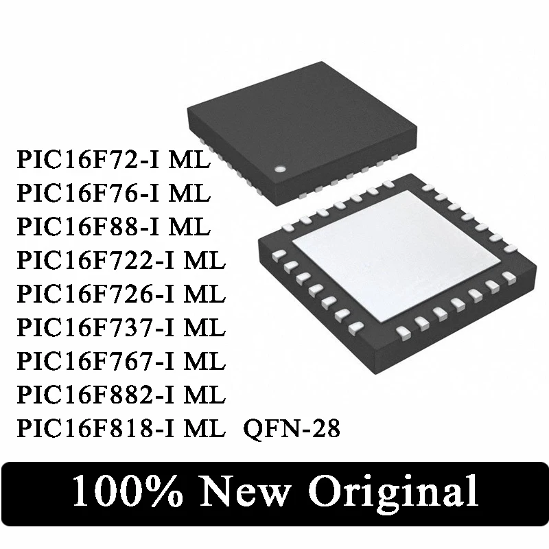 10 шт. PIC16F1459-I PIC16F1507-I PIC16F1508-I PIC16F1509-I PIC16F1708-I PIC16F1709-I PIC16F1828-I PIC16F1829-I ML QFN-20 микросхема