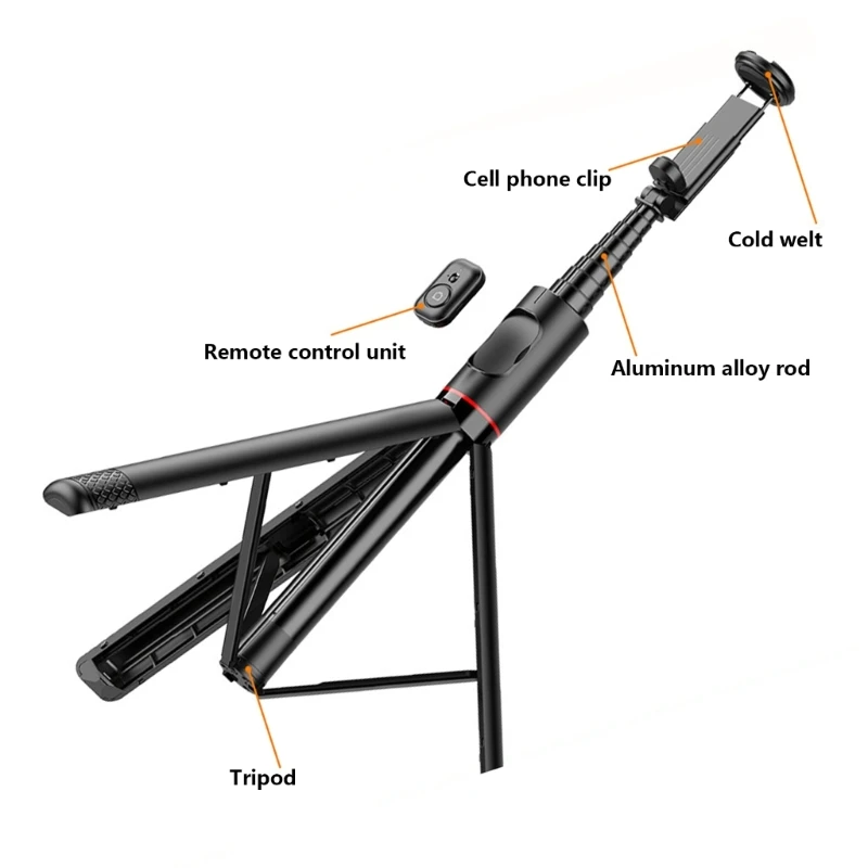 573A C10 Подставка-штатив для смартфона Bluetooth-совместимая палка селфи с