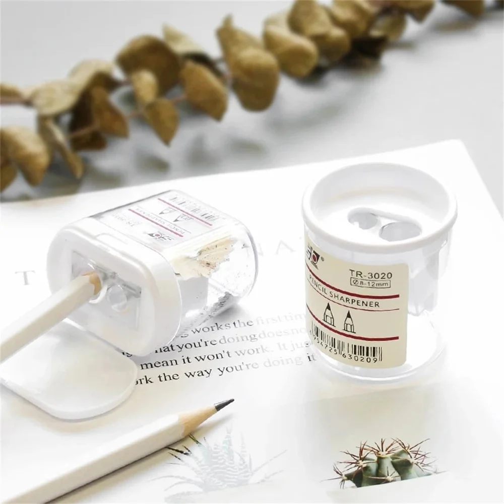 

Simple Transparent Pencil Sharpener Pencil Cutting Tools Multi Purpose Mechanical Pencil Sharpener for Office School Supplies