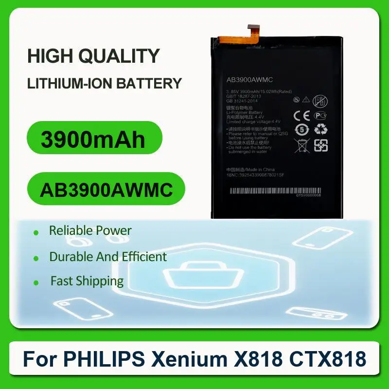 Фото Аккумулятор для PHILIPS Xenium X622 W632 W336 V726 CTX622 CTW632 CTW336 E180 E181 CTE180BK E103 E106 E255 X818 CTX818 S386 X588 №4