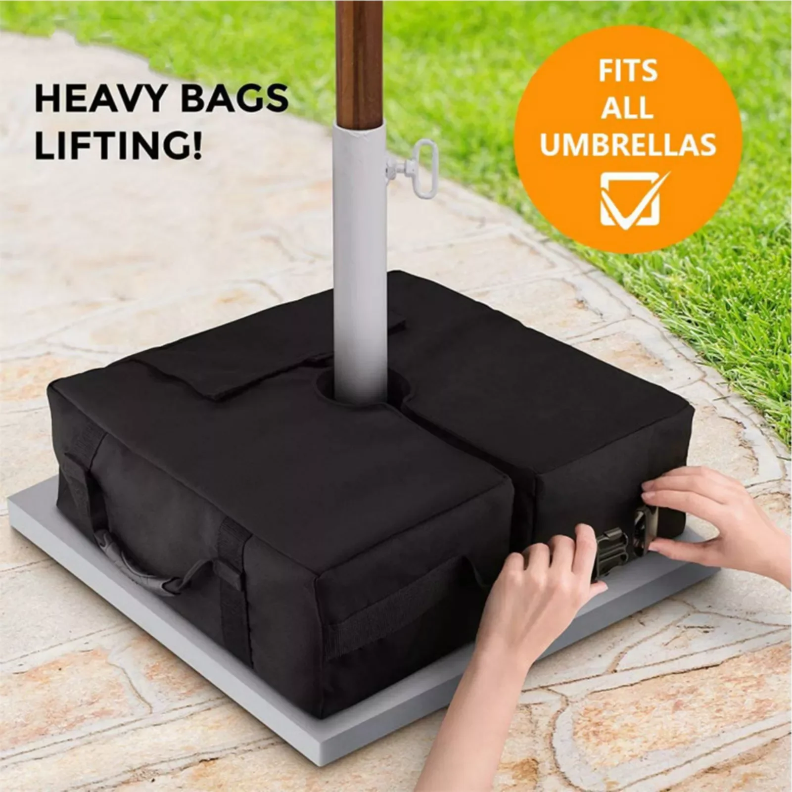 

Weight Sand Bag Gazebo Tent Leg Sandbags Weighted Base Outdoor Camping Umbrella Sand Bag Windproof Tents Fixed Sandbag For Shade